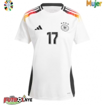 Camiseta Alemania Florian Wirtz #17 Primera Equipación para mujer Eurocopa 2024 manga corta